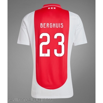 Ajax Steven Berghuis #23 Tricou Fotbal Replică 2024-25 Barbati Acasa